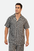 PIJAMA MASCULINO XADREZ PRETO