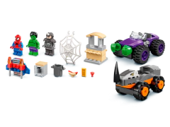 LEGO SPIDEY HULK Y RINO CAMIONES DE COMBATE ART 10782 - Juguetería Aladino