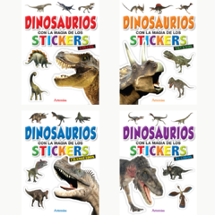 DINOSAURIOS CON LA MAGIA DE LOS STICKERS