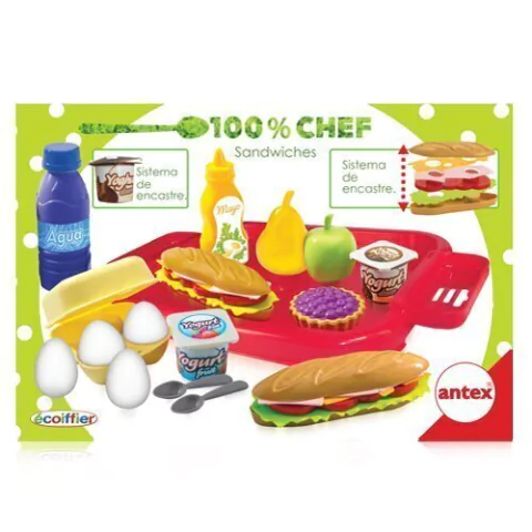 100% CHEF BANDEJA SANDWICHES