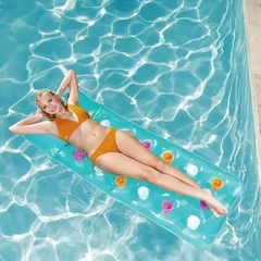 COLCHONETA INFLABLE CON APOYA VASOS 43014 en internet