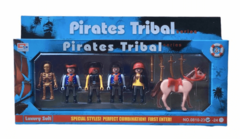 SET MUÑECOS PIRATAS TRIBAL