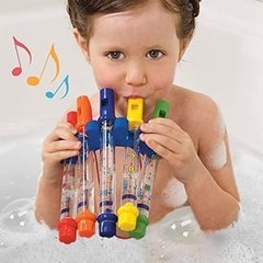 FLAUTA X5 DE AGUA PARA EL BAÑO - Juguetería Aladino