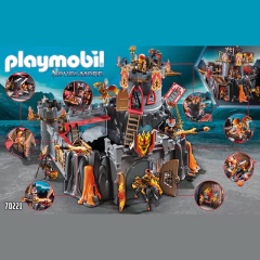 PLAYMOBIL FORTALEZA DE LOS BANDIDOS DE BURNHAM 70221 - tienda online