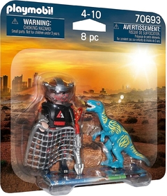PLAYMOBIL - DUO PACK VELOCIRAPTOR Y SAQUEADOR