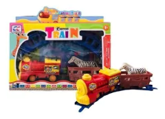 TREN CON VIAS Y ANIMALES A PILA - comprar online