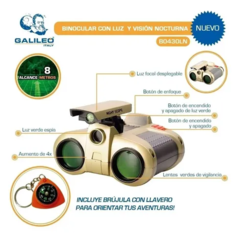 BINOCULAR VISIÓN NOCTURNA B0430LN - Juguetería Aladino