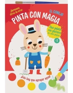 LIBRO PINTA CON MAGIA! CON PALETA DE PINTURA - comprar online
