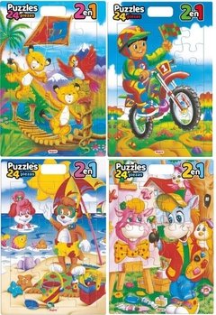 PUZZLE GIGANTE 2 EN 1 - 24 PZ