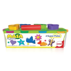 MASA 4 POTES + MOLDES
