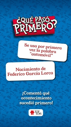 ¿ QUÉ PASÓ PRIMERO ? TOP TOYS - Juguetería Aladino