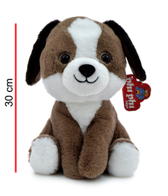 PERRO DE PELUCHE SENTADO 30 CM - tienda online