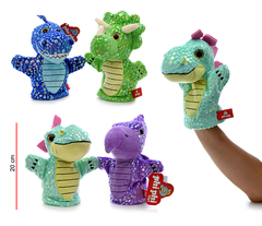 TITERES DE DINOSAURIOS BRILLANTES 20 CM