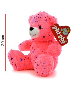 OSO SENTADO CON ESTRELLAS BRILLOSAS 20 CM en internet