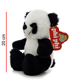 OSO PANDA DE PELUCHE SENTADO 20 CM - comprar online