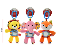 SONAJERO ANIMALITOS CON ESPEJO 20 CM