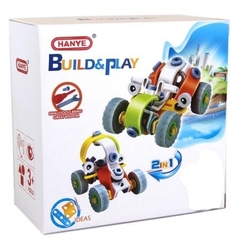 BUILD & PLAY 2 IN 1 62 PIEZAS