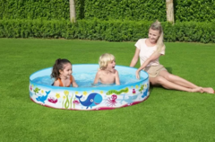 PILETA RIGIDA ANIMALES MARINOS 152 CM 55029 - comprar online