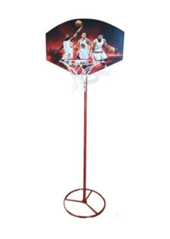 ARO DE BASKET CON TABLERO Y PIE REGULABLE - comprar online