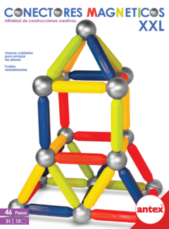 CONECTORES MAGNETICOS XXL 46 PIEZAS