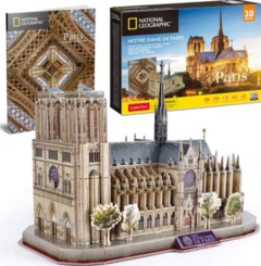 CUBIC FUN PUZZLE 3D NOTRE-DAME NATGEO 128 PIEZAS