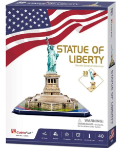 CUBIC FUN PUZZLE 3D ESTATUA DE LA LIBERTAD 39 PIEZAS