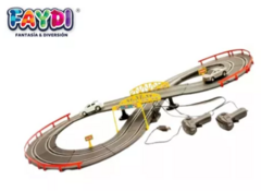 PISTA DE AUTOS CON CARGADOR USB FAYDI - comprar online
