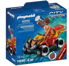PLAYMOBIL QUAD RESCATE BAÑERO