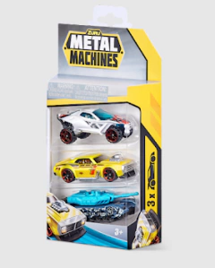 AUTOS METAL MACHINES X3 - Juguetería Aladino