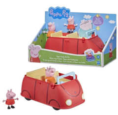 PEPPA PIG AUTO ROJO GRANDE CON 2 FIGURAS