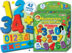 NUMEROS CON IMAN 42 PIEZAS KREKER - comprar online