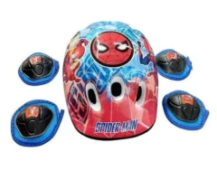KIT CASCO PROTECCION SPIDERMAN en internet