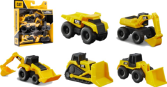 MAQUINAS CONSTRUCCION MINI 5cm X4 - Juguetería Aladino