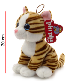 GATO SENTADO OJOS BRILLOSOS 20 CM - comprar online