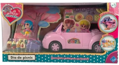 AUTO CON MUÑECA Y ACCESORIOS DIA DE PIC NIC