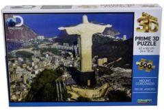 RIO DE JANEIRO CRISTO REDENTOR PRIME PUZZLE 3D 500 PIEZAS