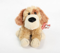 PERRO COLOR BEIGE SENTADO 23 CM