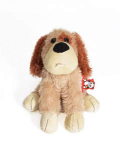 PERRO COLOR BEIGE SENTADO 23 CM - comprar online