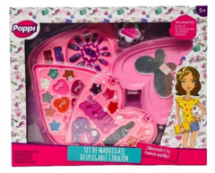 SET MAQUILLAJE DESPLEGABLE CORAZON POPPI