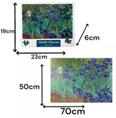 LIRIOS VINCENT VAN GOGH PUZZLE 1000 PIEZAS - Juguetería Aladino