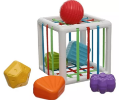 CUBO CON ELASTICOS Y FORMAS GEOMETRICAS en internet