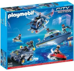 PLAYMOBIL UNIDAD TACTICA POLICIA 9043