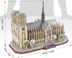 CUBIC FUN PUZZLE 3D NOTRE-DAME NATGEO 128 PIEZAS - comprar online