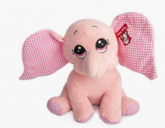 ELEFANTE ROSA SENTADO 40 CM - comprar online