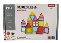 MAGNETIC TILES 26 PIEZAS MAGNETICAS