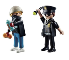 PLAYMOBIL DUO POLICIA Y VANDALO - comprar online