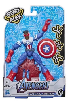 BEND AND FLEX AVENGERS CAPITAN AMERICA 15 CM E7377 en internet