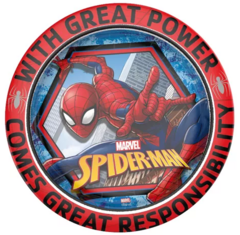 SET PLATO VASO Y CUCHARA SPIDERMAN - Juguetería Aladino