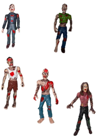 MUÑECO DARK ZOMBIES