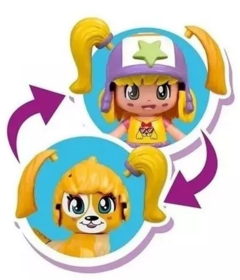 PIN Y PON MOTO CON CARRITO Y MASCOTA - Juguetería Aladino
